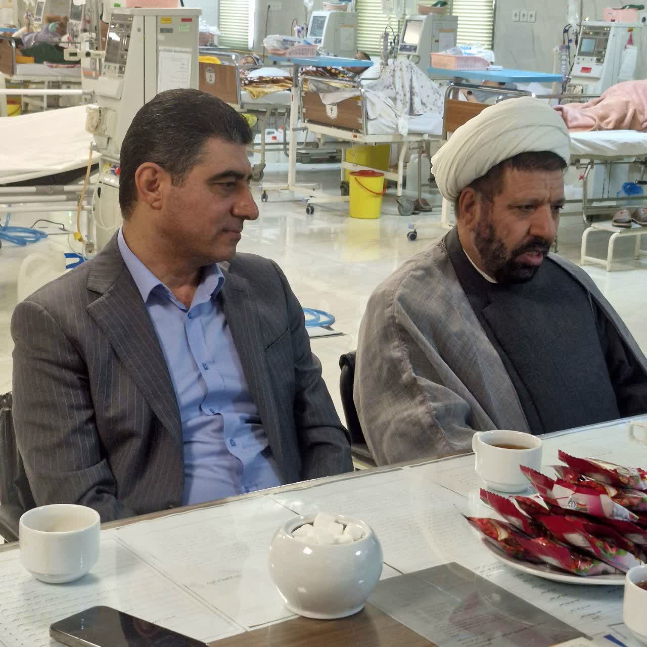 بازدید از مرکز دیالیز انجمن حمایت از بیماران خاص شهرستان قدس